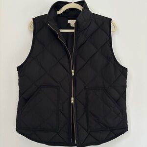 J. Crew Midnight Quilted Vest